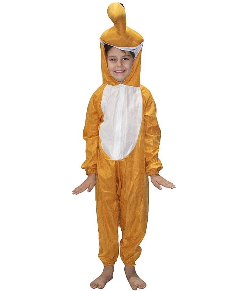 Kaku Fancy Dresses Camel Farm Animal Costume -Brown, 3-4 Years, For Boys & Girls