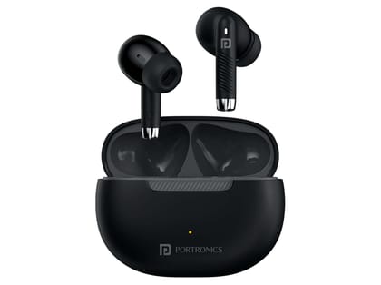 Portronics Harmonics Twins 32, 30 Hours Playtime, 10mm Dynamic Driver, IPX5 Water Resistant, Type C Fast Charging Portronics Harmonics Twins 32, 30 Hours Playtime, 10mm Dynamic Driver, IPX5 Water Resistant, Type C Fast Charging