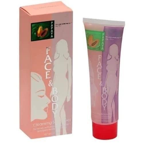 Elecsera Face & Body Cleansing Gel Natural Ingredient to Moisturize and Smoothing Scrub (100 ml)