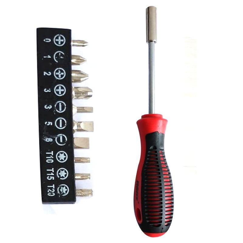 10-in-1 Multibit Screwdriver Set  Magnetic Tool for Mobile, Laptop, and Electronics Repair Tasks