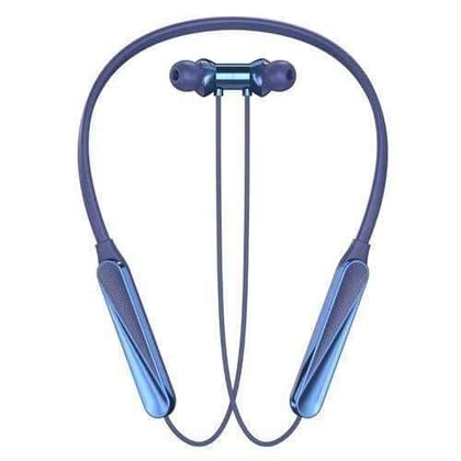 Wireless Neckband Bluetooth Earphones 72Hrs Voice Assistant TypeC Charging Blue Colour Wireless Neckband Bluetooth Earphones 72Hrs Voice Assistant TypeC Charging Blue Colour