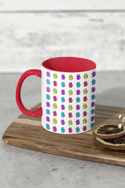 Cats In Colour Coffee Mug (8 Colours)