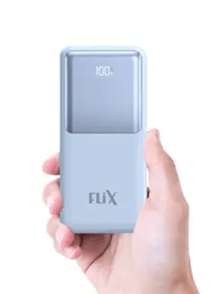 FLiX (Beetel) UltraCharge P125 20000mAh 22.5W QC Power Delivery PPS Power Bank, Tripple Output, Dual Input Type C & B, Percentage LED Indicator, Compatible to iPhone, Samsung, Google (XPB-P125)(Blue)