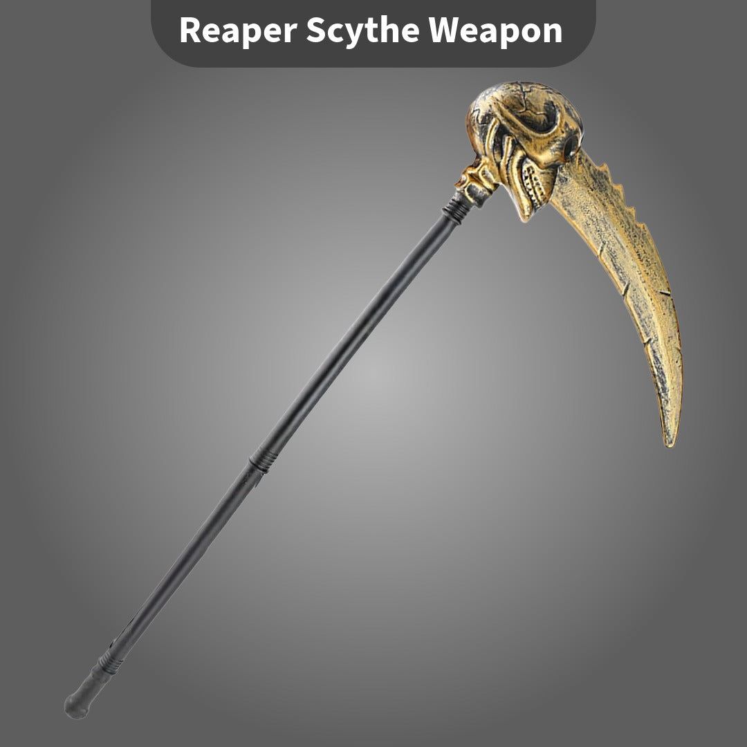 Skull wth Big Nose Golden Hand Holding Weapon - 1PC