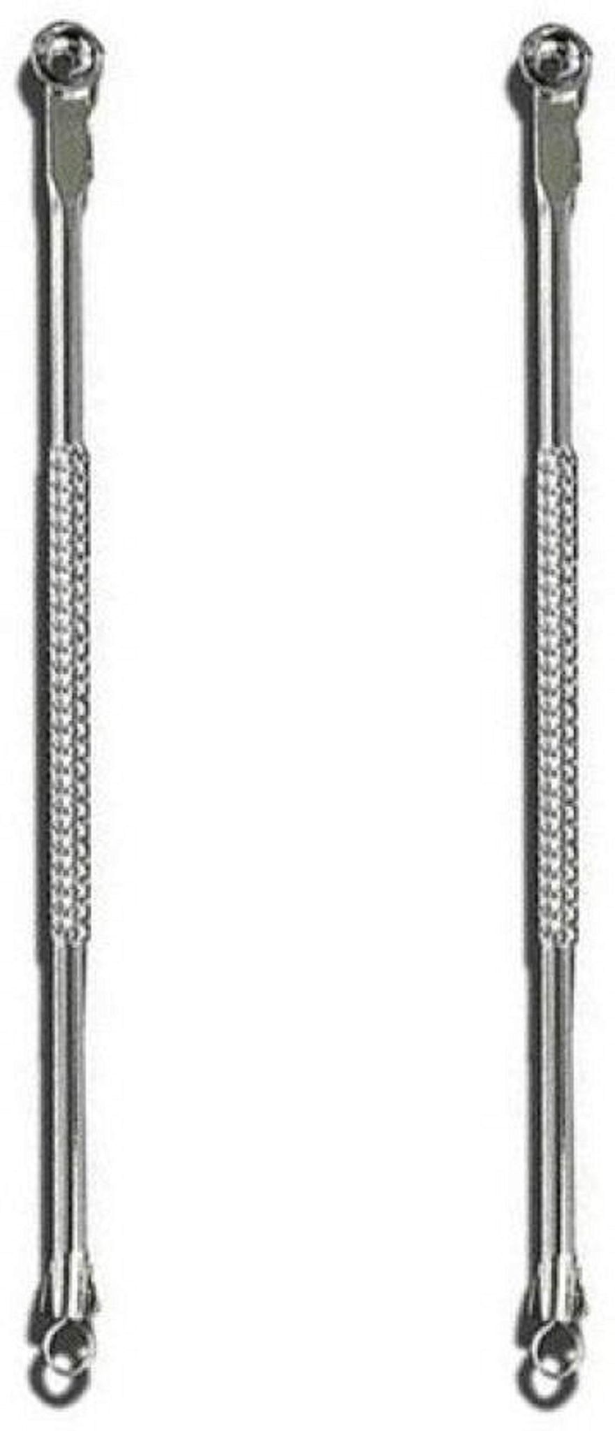 Glamezone Stainless Steel Blackhead Remover Needle Two Round (Pack Of 2)