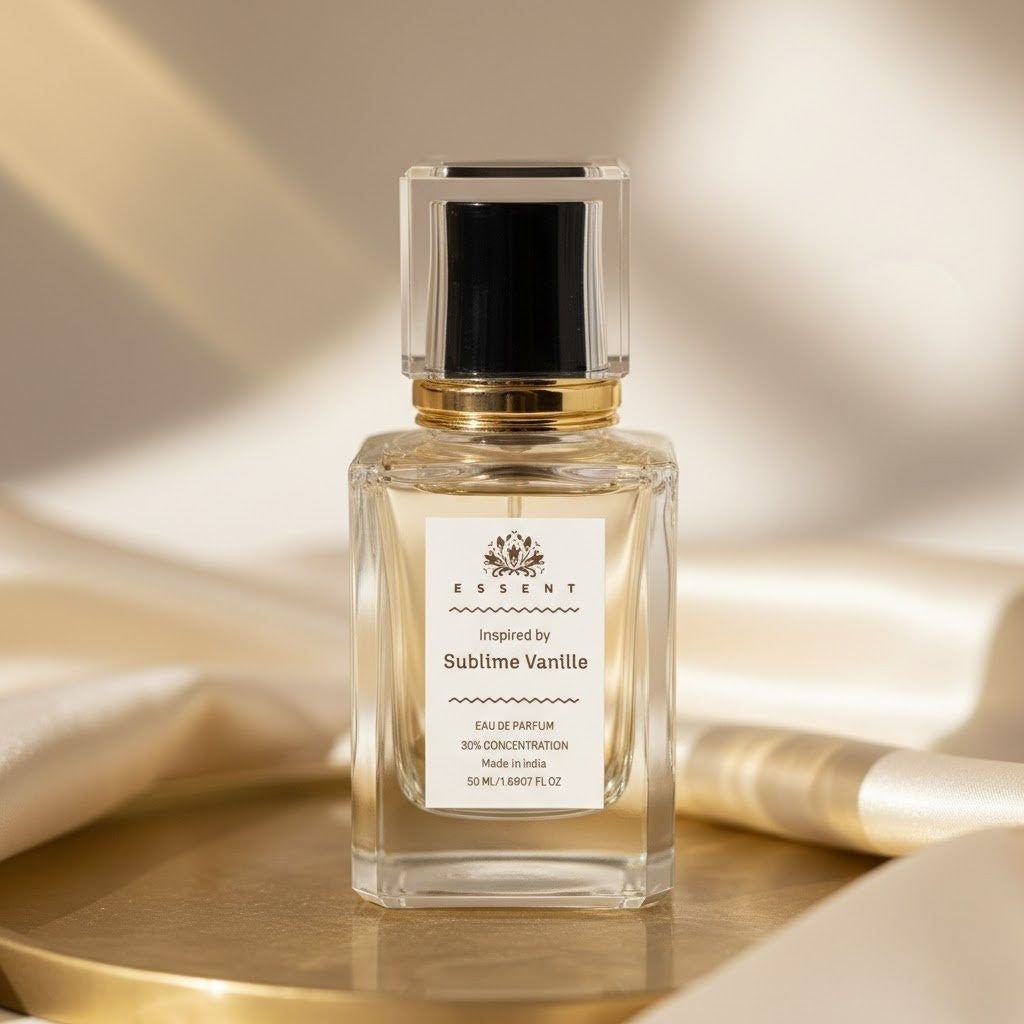 Essent Perfumes Sublime Vanilla Eau de Parfum (EDP) – Rich Vanilla Gourmand Sweet Long Lasting Perfume – Unisex Fragrance