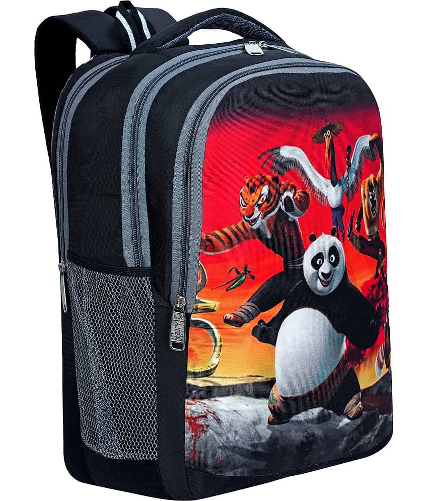 AXEN BAGS 30 Ltrs Polyester Backpack *For Men ( Black )