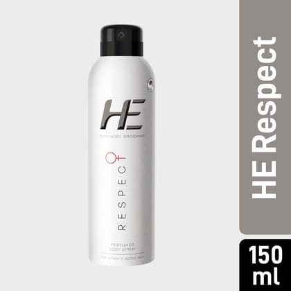 He Advanced Grooming Respect Perfumed Body Spray, 150ml He Advanced Grooming Respect Perfumed Body Spray, 150ml - 150 ml (Pack of 1)