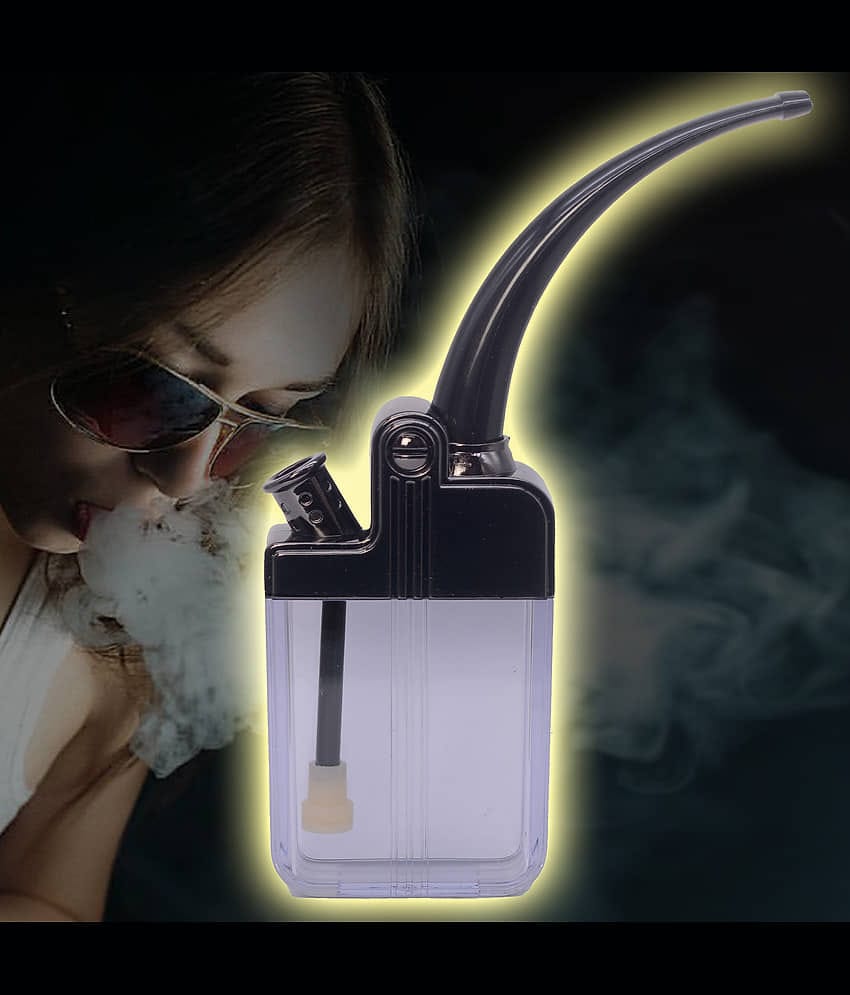 JMALL Multicolour 13 cm Glass Bong - Pack of 1