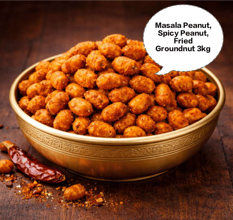 Masala Peanut, Spicy Peanut, Fried Groundnut, Coated Peanut, Masala Shenga 3kg