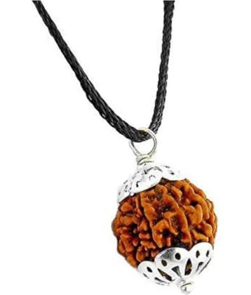 5 Mukhi Nepali Rudraksha Silver plated Pendant For Unisex five mukhi rudraksha pendant 100% Original