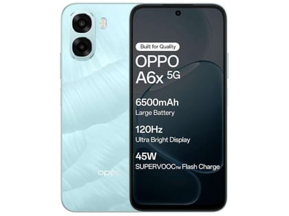 Oppo A6X 5G Smartphone, 4GB RAM, 128GB Storage Smooth Performance - Ice Blue Oppo A6X 5G Smartphone, 4GB RAM, 128GB Storage Smooth Performance - Ice Blue