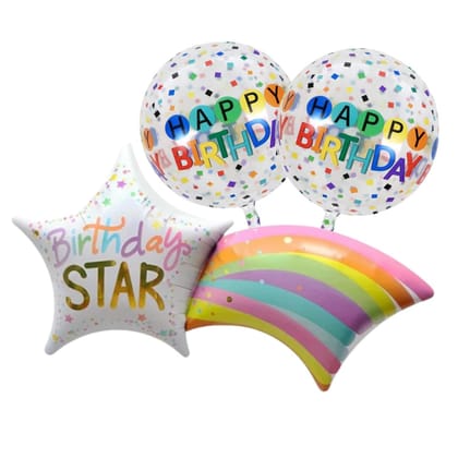 You're my Birthday Star Helium Balloon Bouquet Set of 3