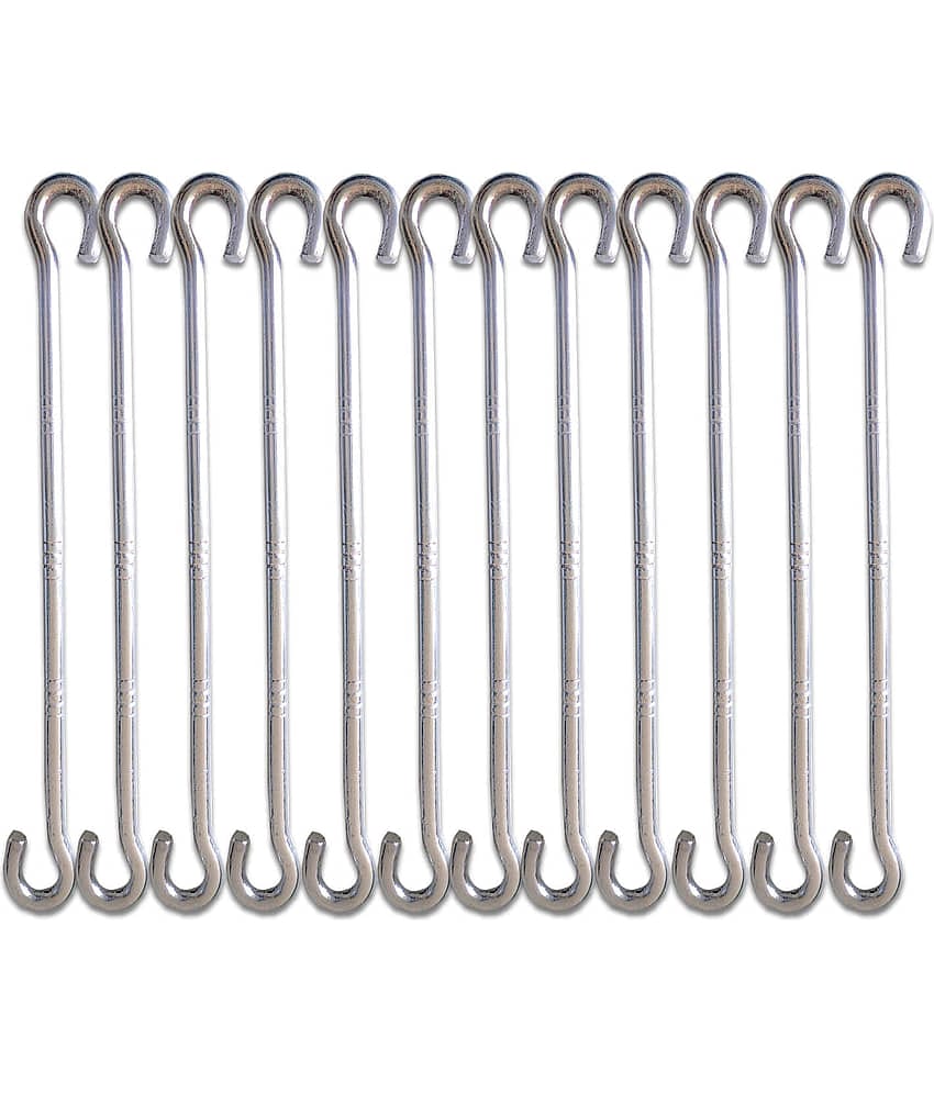 Laxmi Garden Jhula Swing Rod Hook (Pack of 12) Set of 12 Stainless Steel Hooks
