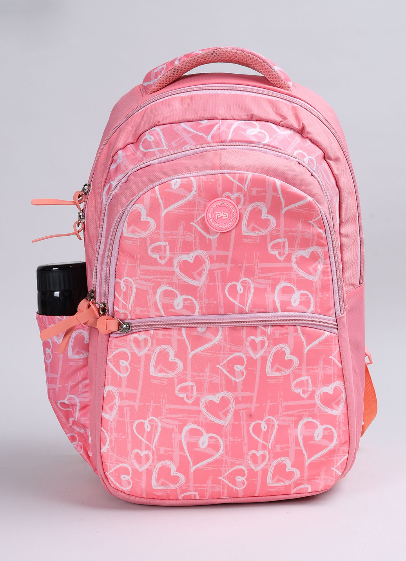 PB Pearlbags Polyester Water Resistant Casual Backpack With Laptop Sleeve For School,college & Office For Boys and Girls,Men & Women