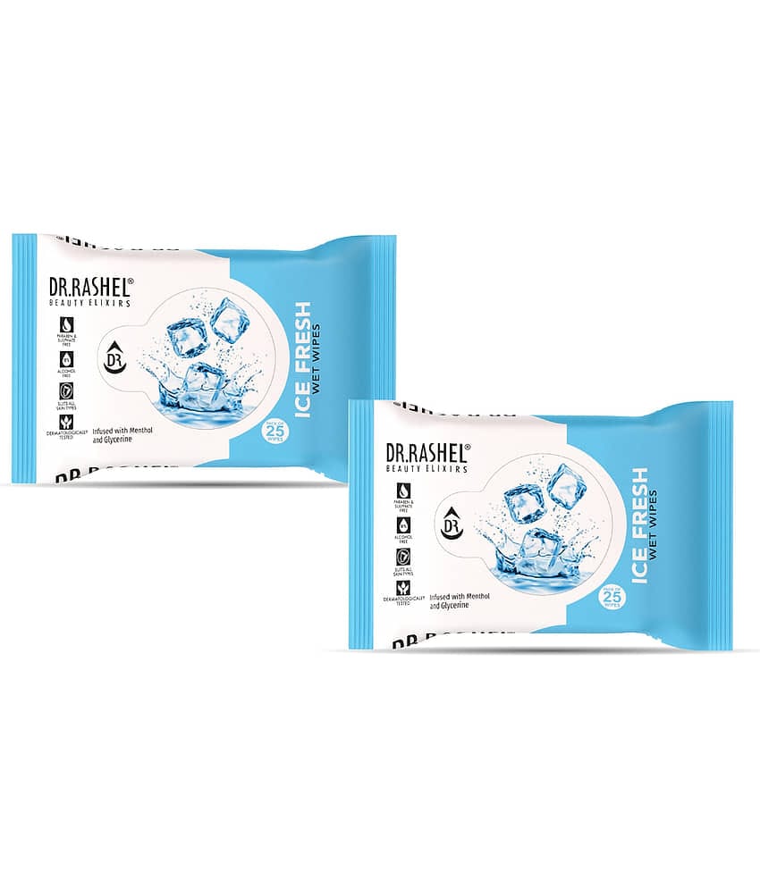DR.RASHEL WET WIPES Wet Wipes ( 25 Pcs ) Pack of 2