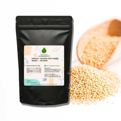 Organic Poppy Seeds (khus Khus) - 100g