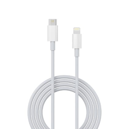 Walta Elite MFI Certified Type-C to iPhone Fast Charging Cable Charge Upto 15X, With Data Sync, White