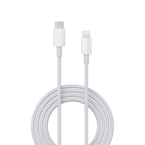 Walta Elite MFI Certified Type-C to iPhone Fast Charging Cable Charge Upto 15X, With Data Sync, White