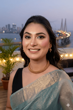 SMITAM JEWELS Gaurika Gathi Set Antique Finish Thushi Necklace with Jhumka Earrings