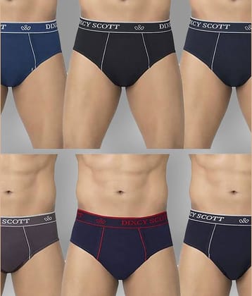 Dixcy Scott -  Navy Blue 100% Cotton Men's Briefs ( Pack of 6 )