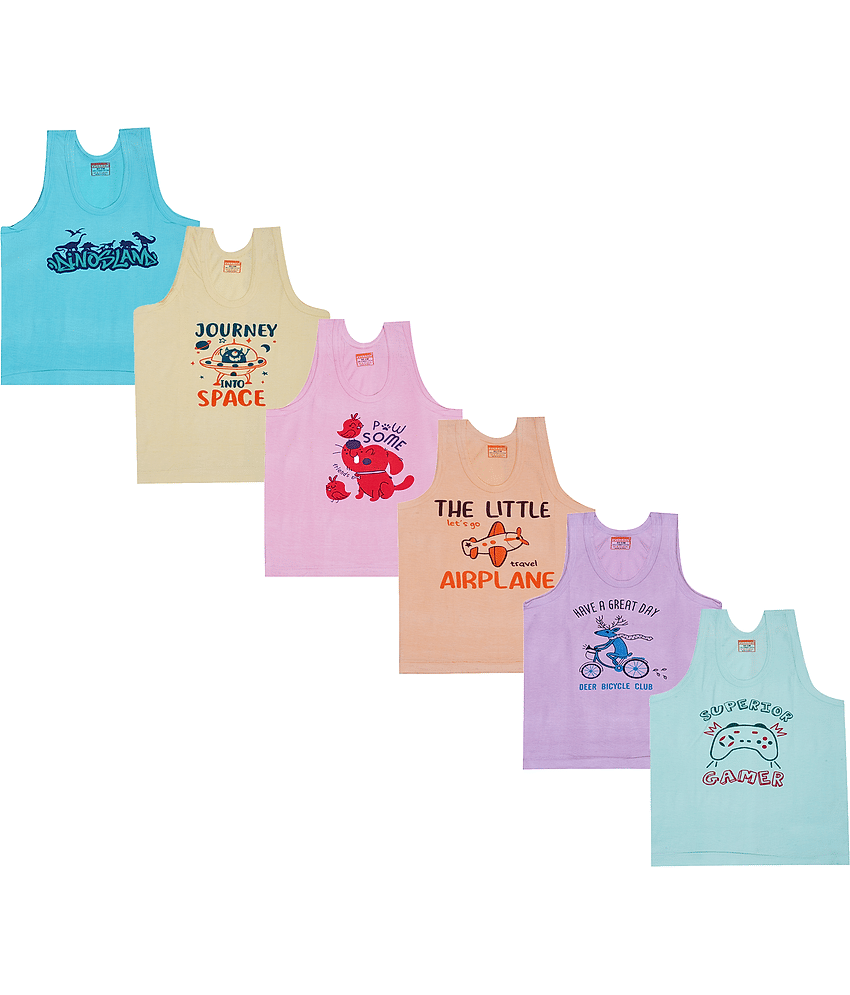 Skadoosh Pack of 6 Boys Cotton ( Multicolor )