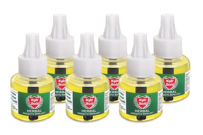 Night Shield Herbal Mosquito Repellent Liquid Vaporizer Refill - 45 ml (6, Multipack) Night Shield Herbal Mosquito Repellent Liquid Vaporizer Refill - 45 ml (6, Multipack)