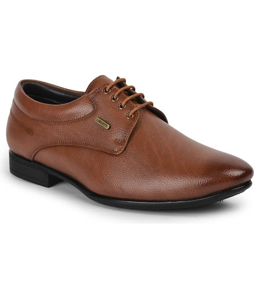 Liberty - Black Men's Derby Formal Shoes
