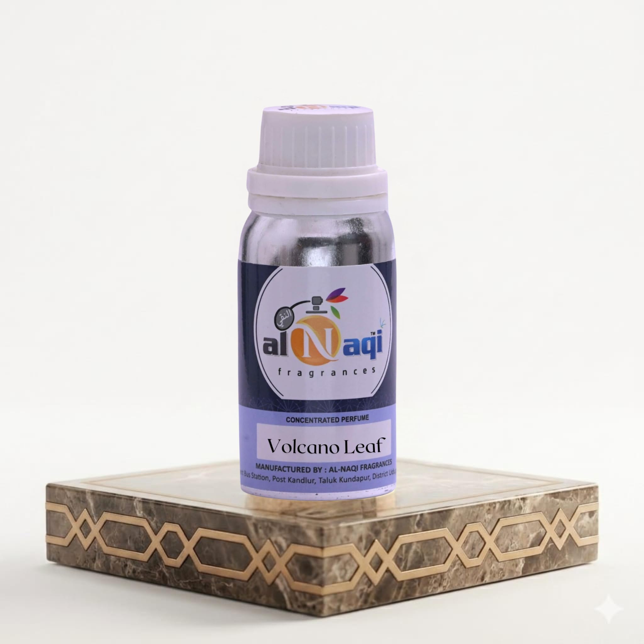 alNaqi Volcano Leaf 100g - Premium Artisanal Men's Perfume, Long-Lasting Violet Leaf & Rugged Leather Blend, Distinctive Smoky Green Aroma for Professional Mastery & Evening Charisma