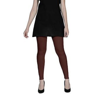 SHE PURE LUXURY WEAR Ankle Length  Ethnic Wear Legging  (Brown, Solid)