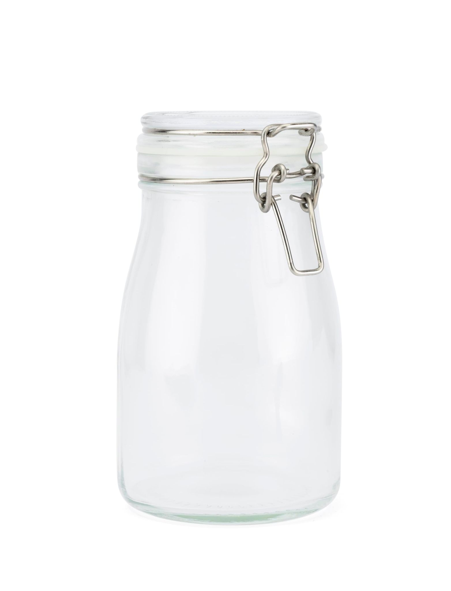 NATURALLY YOURS Elegant 400 ml Round Glass Jars with Airtight Clip Lids | Stylish Kitchen & Pantry Storage