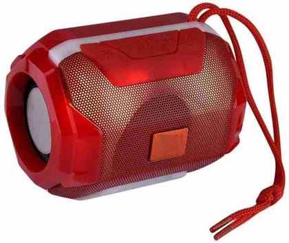 Portable Wireless Bluetooth Speaker, Waterproof Design with Handle (RED)
