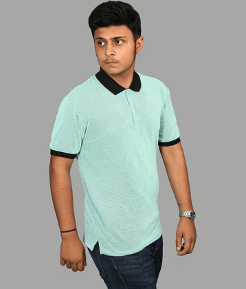 Forbro - Green Cotton Blend Regular Fit Men's Polo T Shirt ( Pack of 1 )