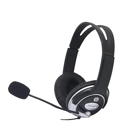 HP Wired On Ear Headphones With Mic
