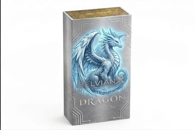BelvianX Drag-on Premium Jumbo Condoms, 6 Inch, Ultra-Thin, Comfortable, Long Lasting, With Lubricant