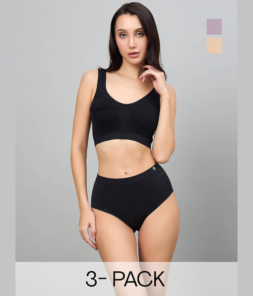 C9 Airwear Pack of 3 Modal Hipster For Women ( Multicolor )
