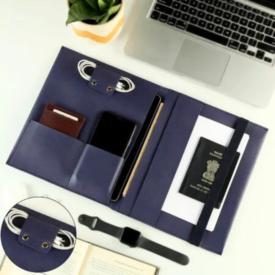 Stellar Sleeve - Business Meeting Organizer 47cm x 28cm Stellar Sleeve - Business Meeting Organizer 47cm x 28cm - Blue