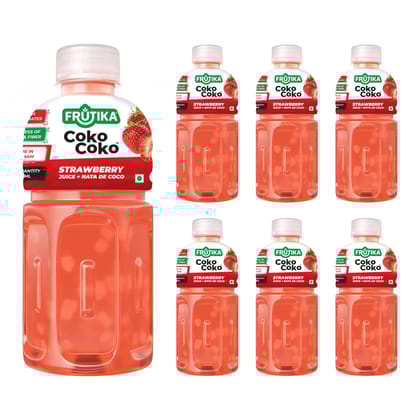 Frutika Coko Coko Strawberry Juice with Nata De Coco 320ml