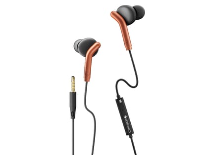 Zebronics BRO 3.5mm Wired Earphones  - Orange