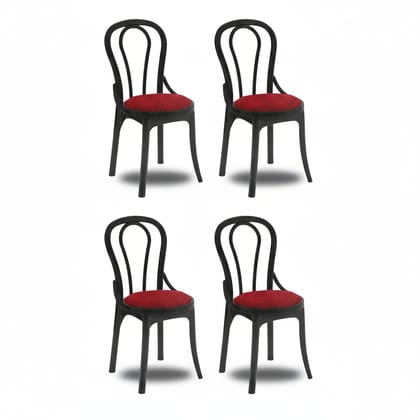 Supreme Furniture Pearl Plastic Cushion Chair Without Arm | Comfortable & Durable Chairs for Home, Office, Garden, Restaurant, Hotel & Indoor Use | D.I.Y. Supreme Furniture Pearl Plastic Cushion Chair Without Arm | Comfortable & Durable Chairs for Home, Office, Garden, Restaurant, Hotel & Indoor Use | D.I.Y.