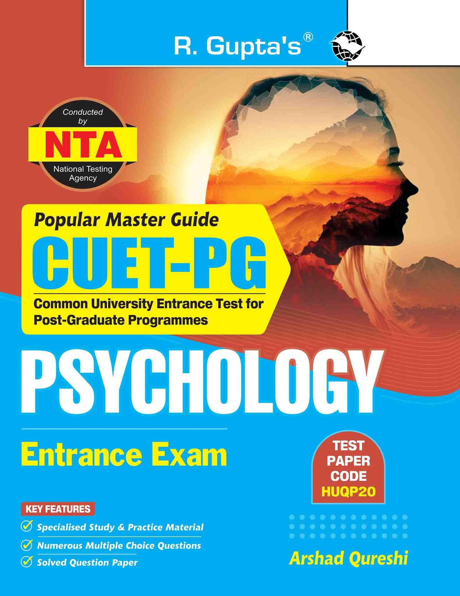 CUET-PG: PSYCHOLOGY / APPLIED PSYCHOLOGY / HEALTH PSYCHOLOGY Entrance Exam Guide (R-2780)
