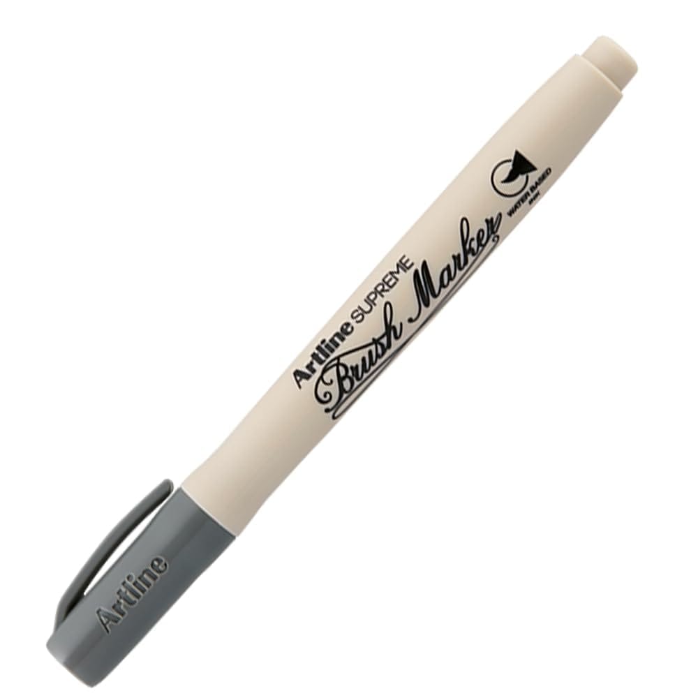 Artline Supreme Brush Marker Set of 12 (Grey Colours) | Popular Tool Among Artists And Designers