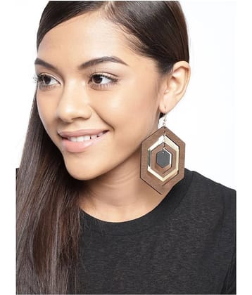 Prita Multilayer Wooden Earrings For Girls/Women