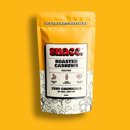 ROASTED CASHEWS - SALTED  200 G