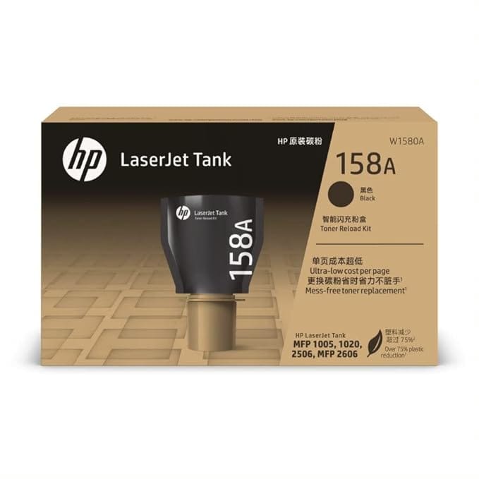 HP Toner 158A Black LaserJet Tank Reload Kit