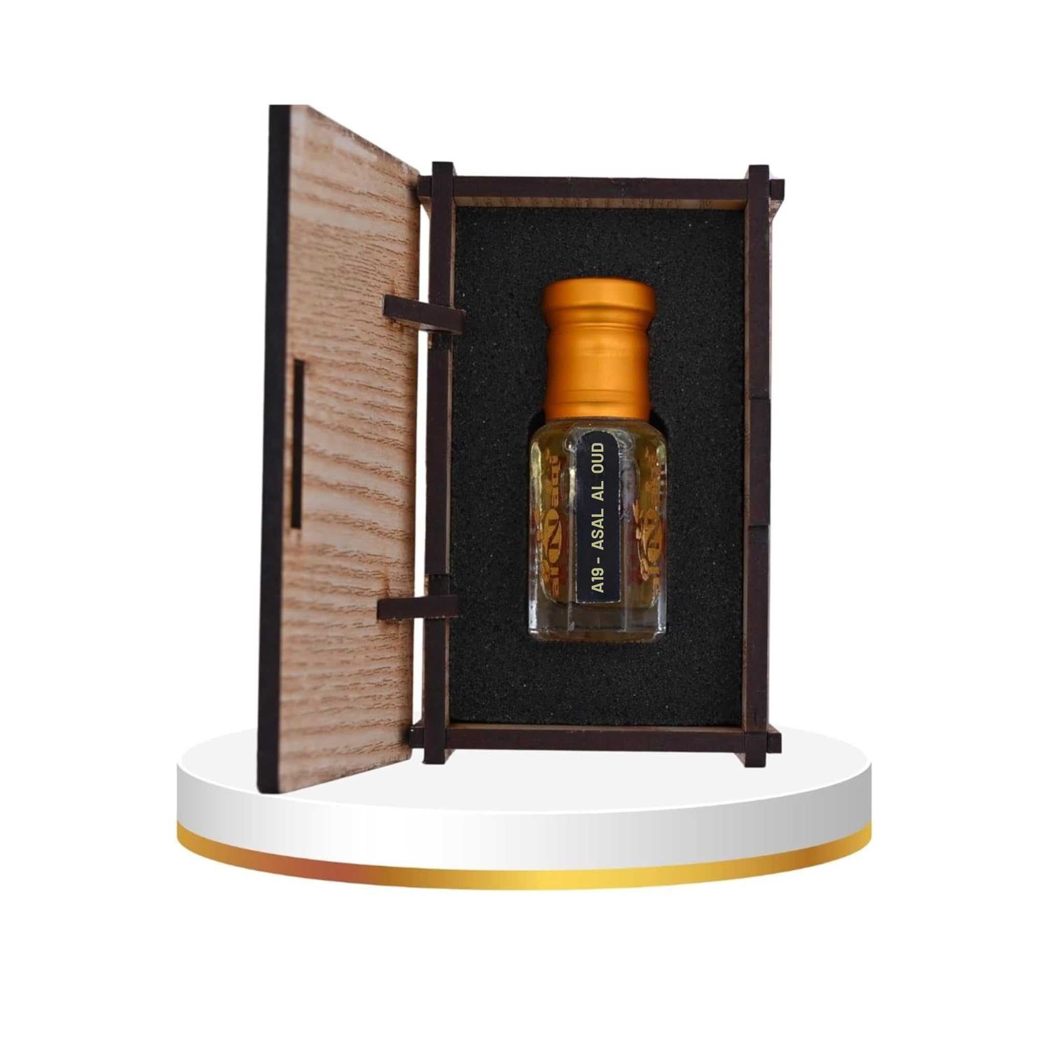 alnaqi fragrances Aseel Attar Perfume Oil Unisex | Alcohol-Free Arabian Attar with Honeyed Sweet & Floral Notes | Long-Lasting Roll-On Concentrated Perfume Oil