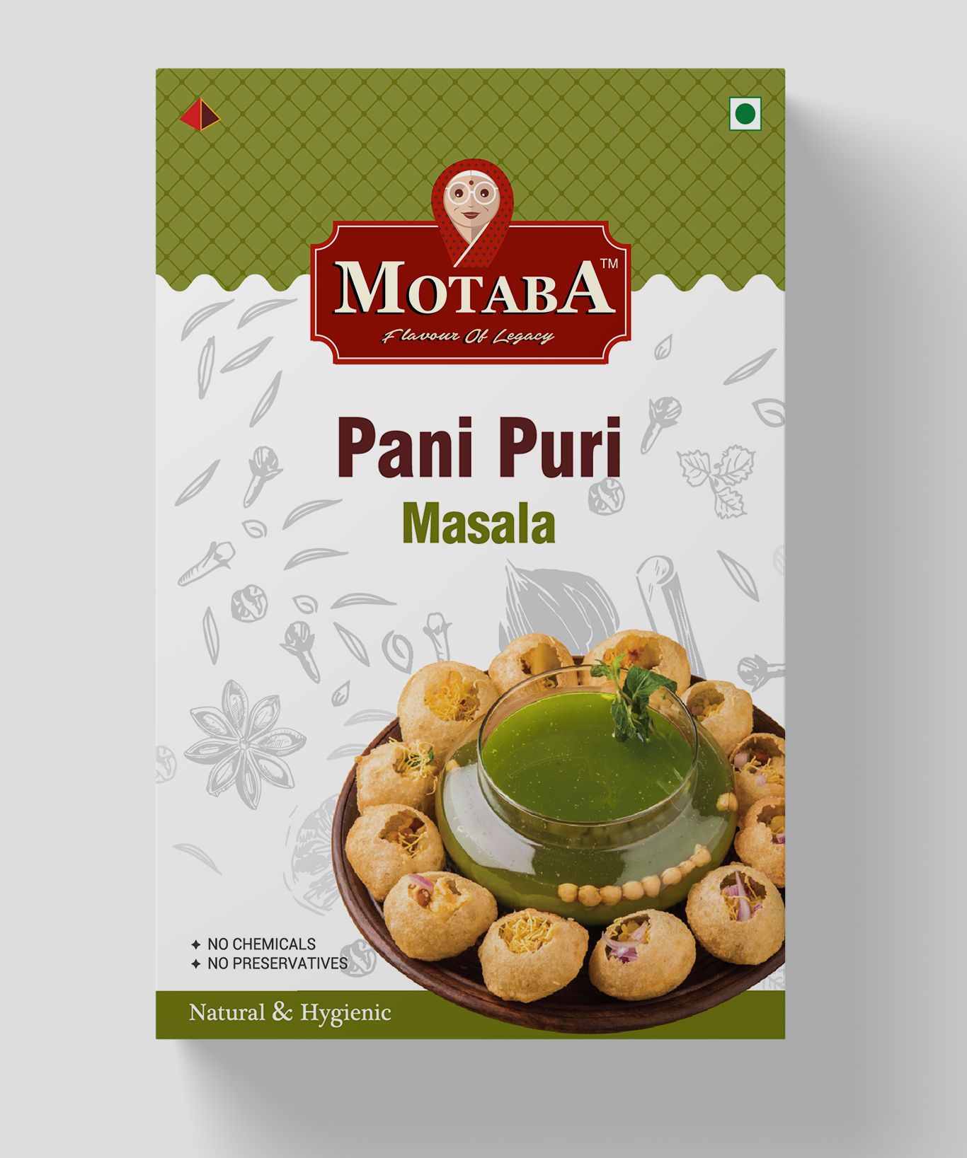 MOTABA Pani Puri Masala, 100 gm - MOTABA Pani Puri Masala, 100 gm