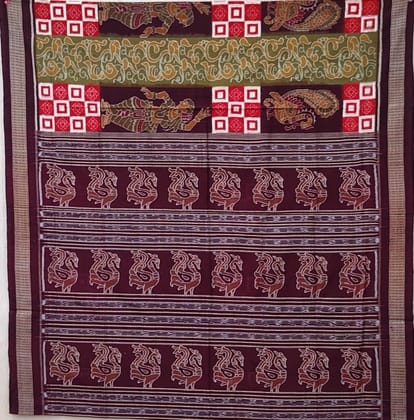 MAYURA NARTAKI DESIGN SAMBALPURI COTTON SAREE