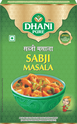 Dhani Pure Sabji Masala Box, 100g