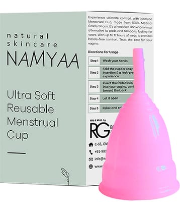 Namyaa Silicone Reusable Menstrual Cup Medium ( Pack of 1 )